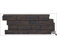 Фасадные панели Grand Line (Гранд Лайн) Сланец Design Plus - Орех