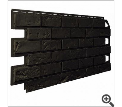 Фасадная панель VILO Brick Фуга кирпич DARK BROWN Без Шва (Темно-коричневый).Толщина 20 мм.