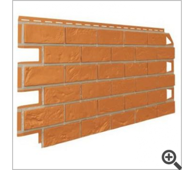 Фасадная панель VILO Brick Фуга кирпич Marron Каштан со швом.Толщина 20 мм.