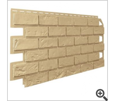 Фасадная панель VILO Brick Фуга кирпич Sand Песочный.Толщина 20 мм.